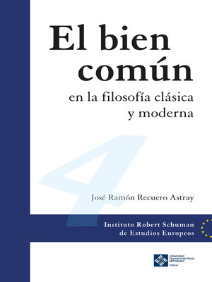 cover image of El bien común en la filosofía clásica y moderna
